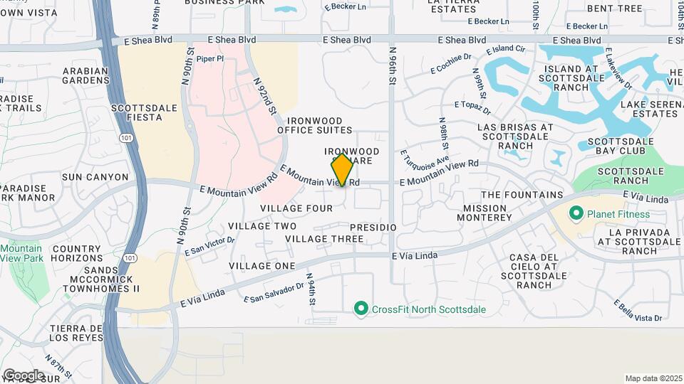 9736 N 95th St Map and Location Details