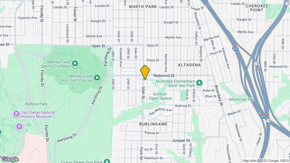 3004 Quince St Map and Location Details