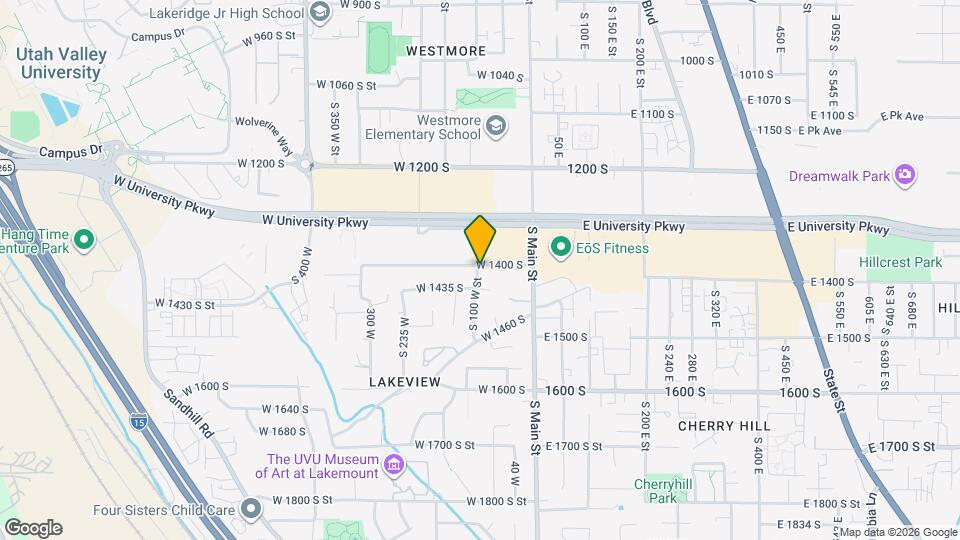 85 W 1400 S, Unit B Map and Location Details