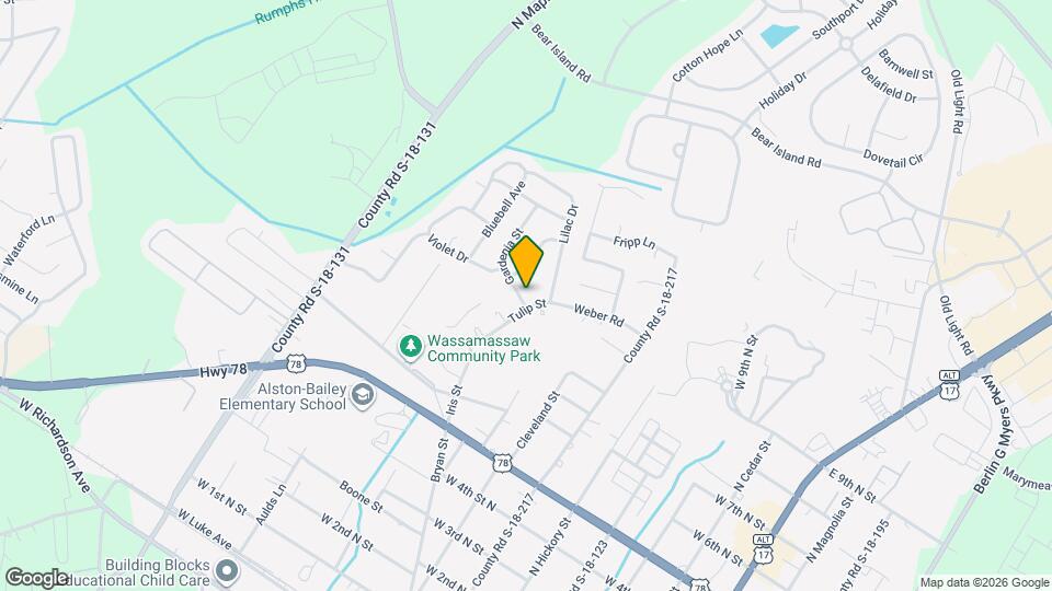 103 Gardenia St Map and Location Details