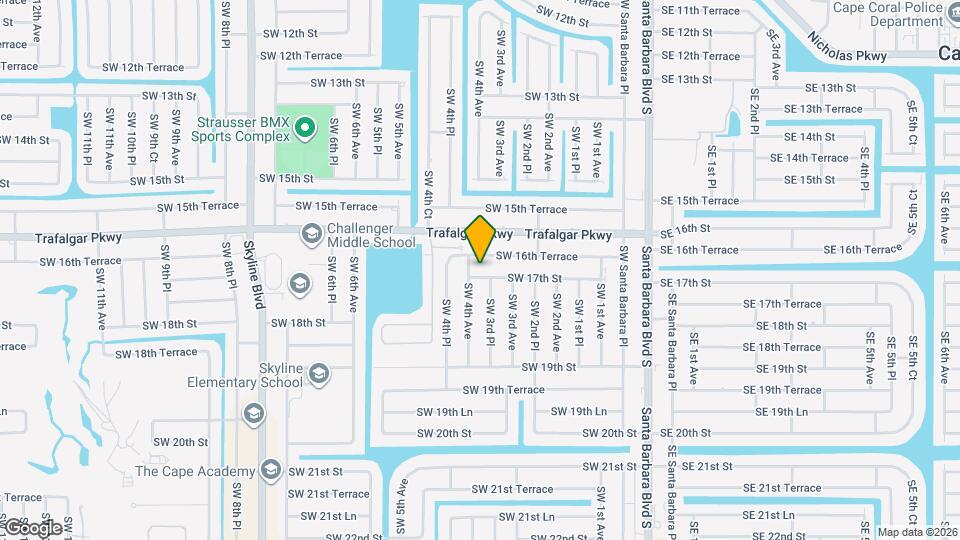 321 SW 17th St Map and Location Details