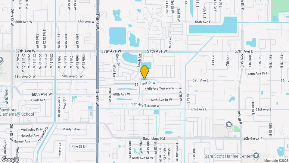 617 59th Ave Dr W Mapa y Detalles de la Ubicación