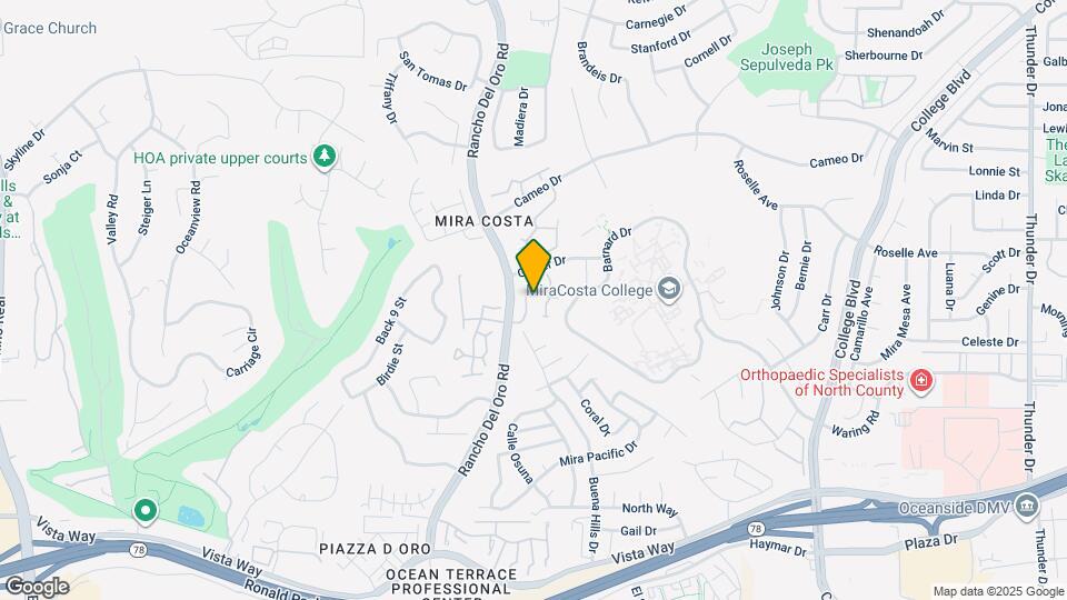 2395 Rancho Del Oro Rd Map and Location Details