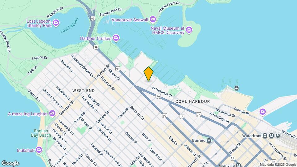 The Coal Harbour Housing Co-op A Map and Location Details