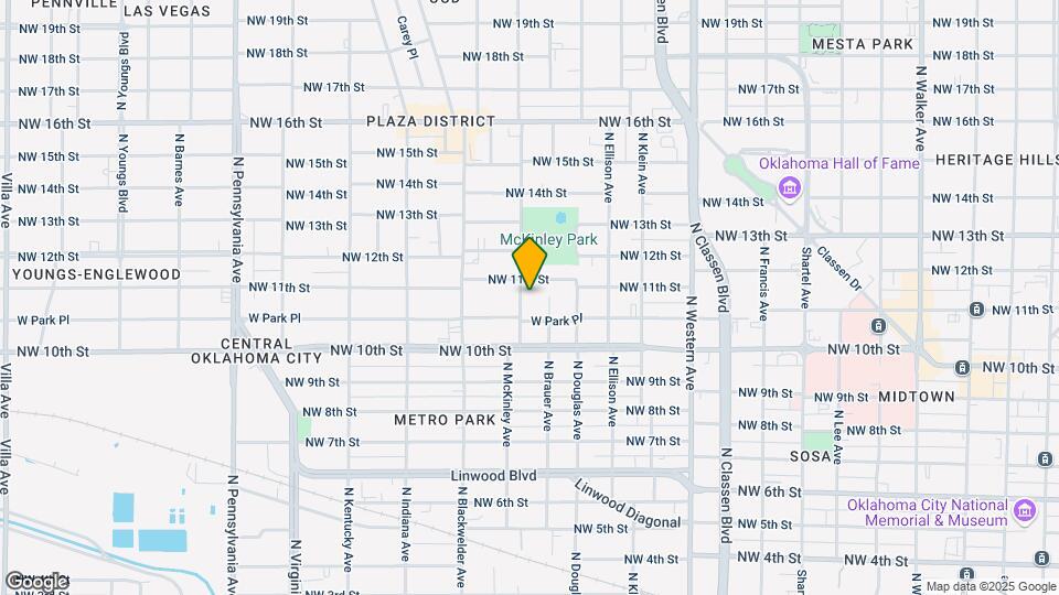 1138 N McKinley Ave Map and Location Details