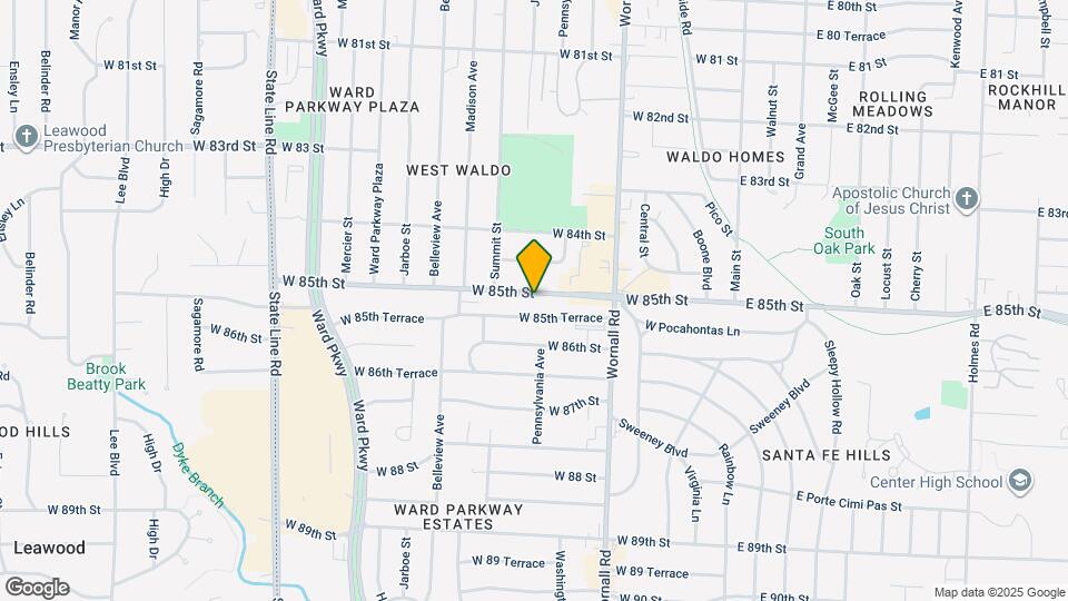 619 W 85th St Map and Location Details
