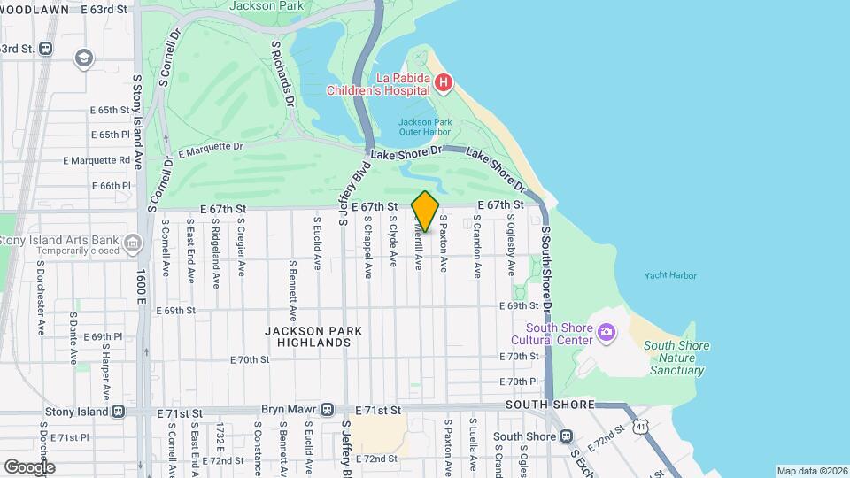 6739 S Merrill Ave Map and Location Details