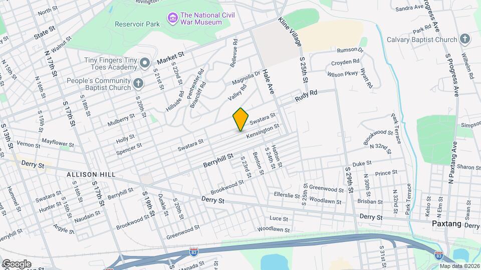 2316 Kensington St Map and Location Details