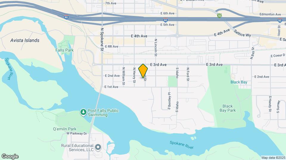 107 N Caton St Map and Location Details