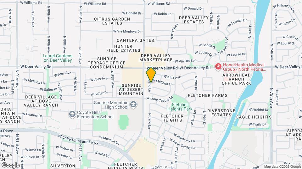 8234 W Salter Dr Map and Location Details