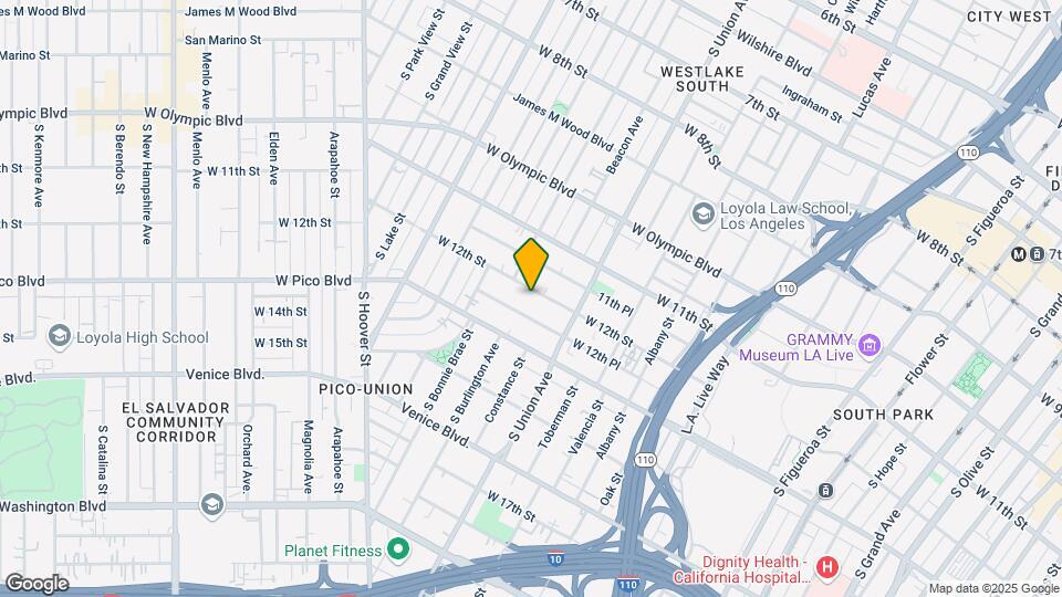 1652 W 12th St Map and Location Details
