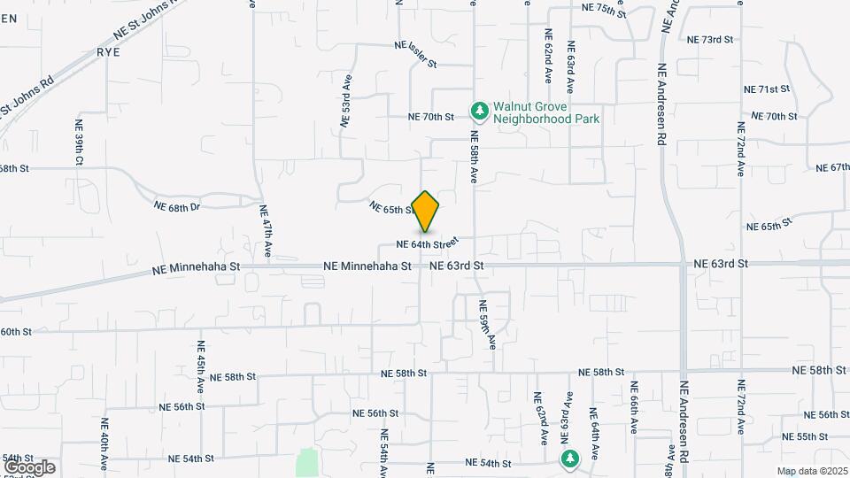 5602 NE 64th Street Map and Location Details