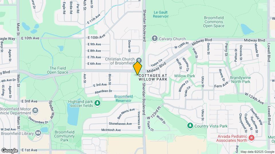 12565 Sheridan Blvd Map and Location Details