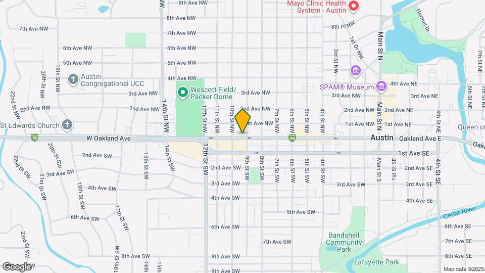 1002 W Oakland Ave Map and Location Details