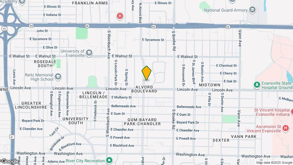 532 S Alvord Blvd Map and Location Details