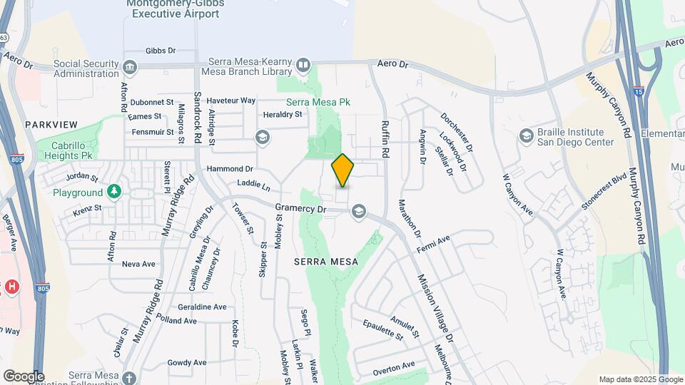 9130 Gramercy Dr Map and Location Details