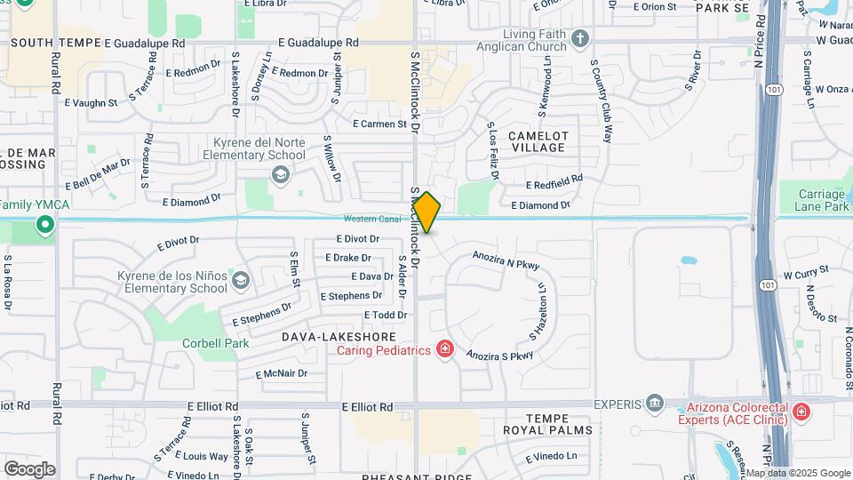 7074 S Heather Dr Map and Location Details