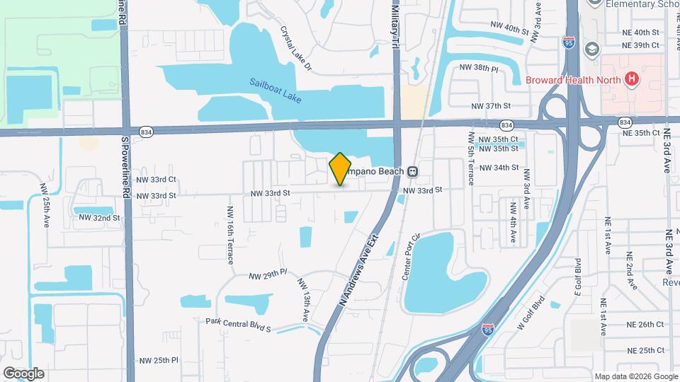 1091 NW 33rd St Mapa y Detalles de la Ubicación