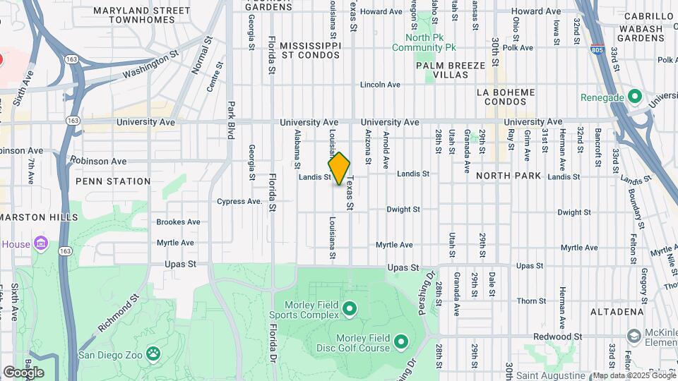 3649 Louisiana St Mapa y Detalles de la Ubicación