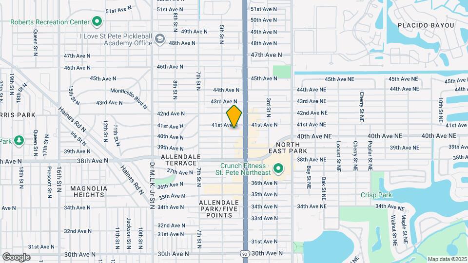 4050 4th St N Map and Location Details