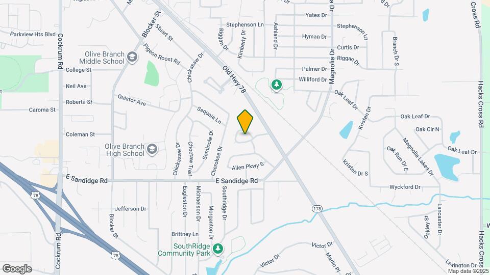 9908 Morgan Manor Dr Map and Location Details