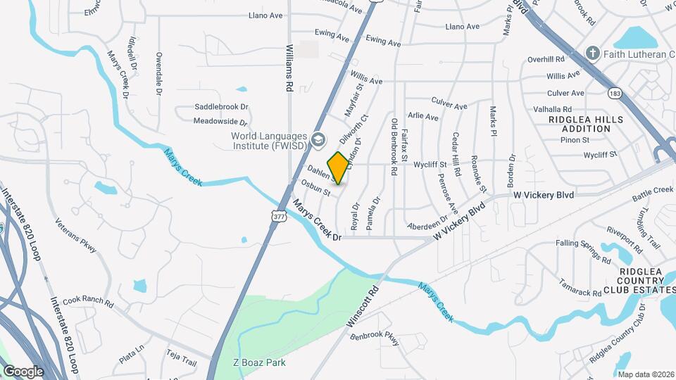 5040 Lyndon Dr Map and Location Details