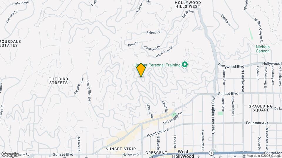 8560 Franklin Ave Map and Location Details