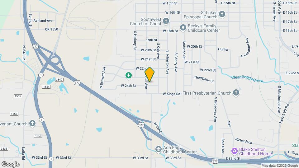 620 W 24th St Map and Location Details