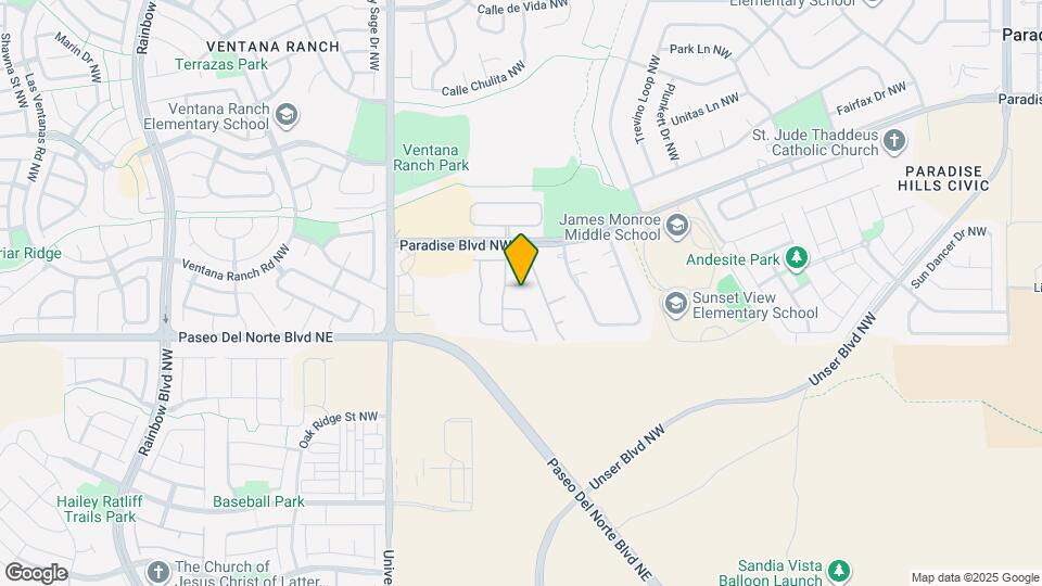 6304 Verdi Way NW Map and Location Details