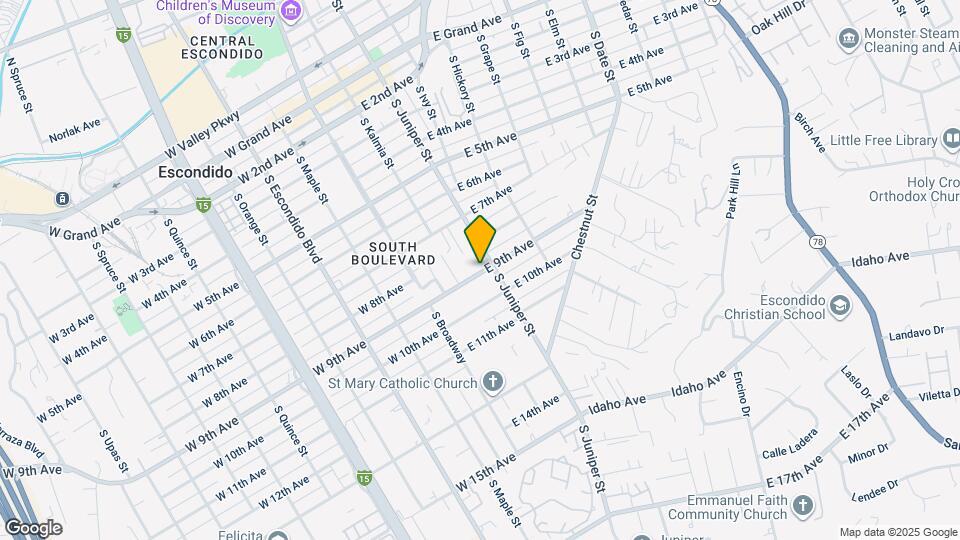 242 E 9th Ave Map and Location Details