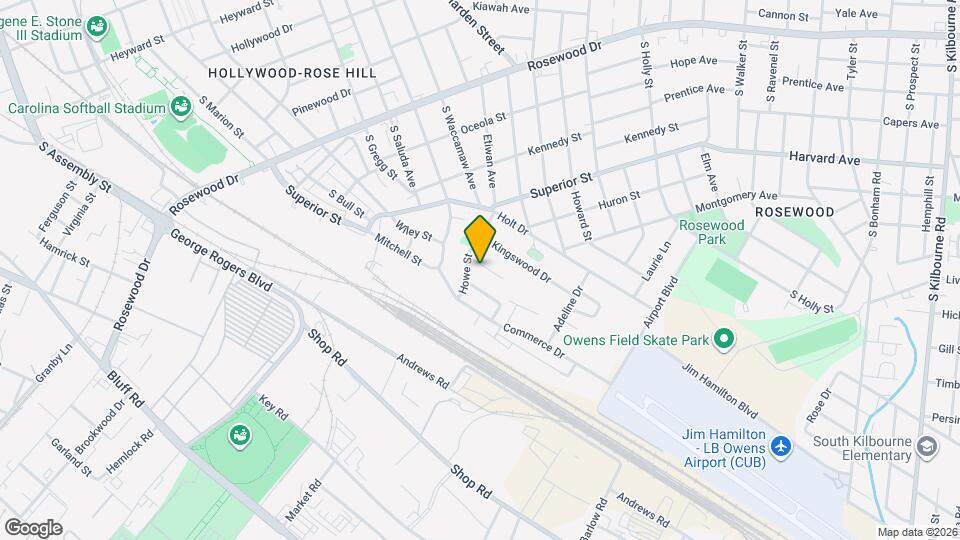 2210 Corning Rd Map and Location Details