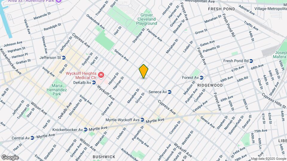 17-23 Menahan St Mapa y Detalles de la Ubicación