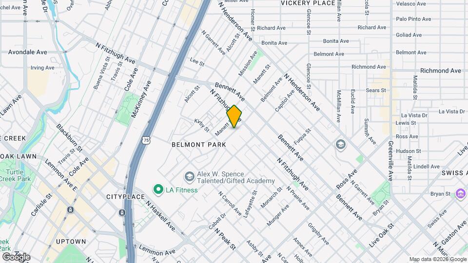 4805 Belmont Ave Map and Location Details