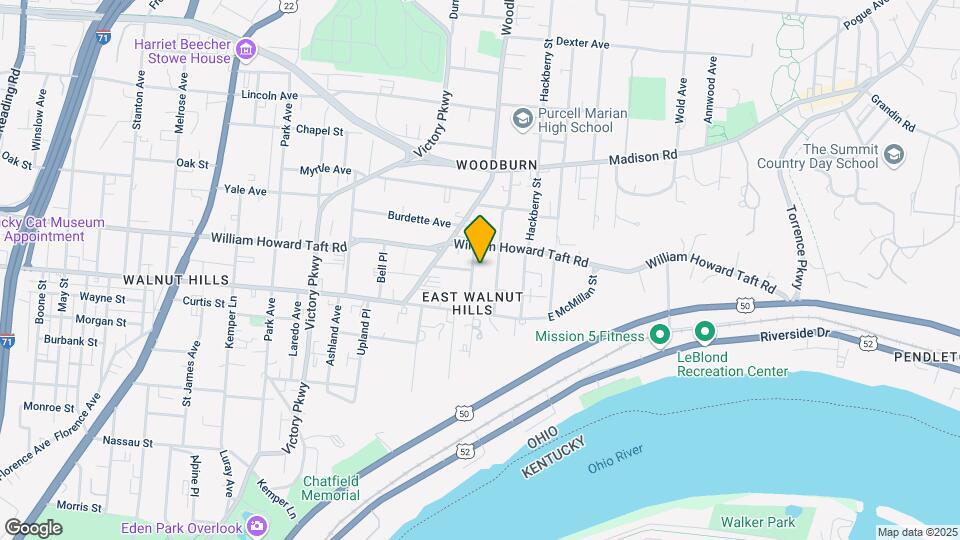 2546 Ingleside Ave, Unit 2 Map and Location Details