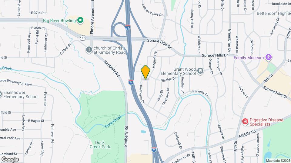 2722 Magnolia Dr Map and Location Details