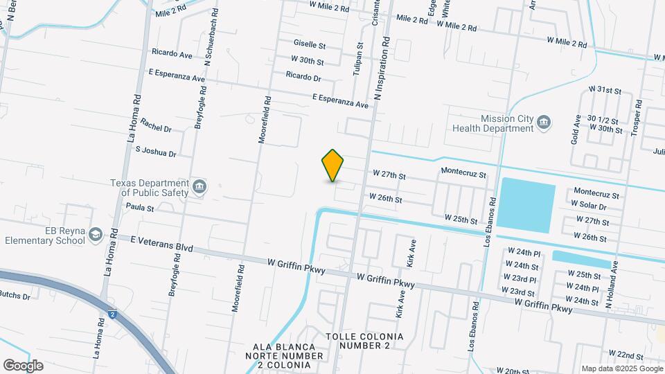 2601 Tulipan Ave Map and Location Details