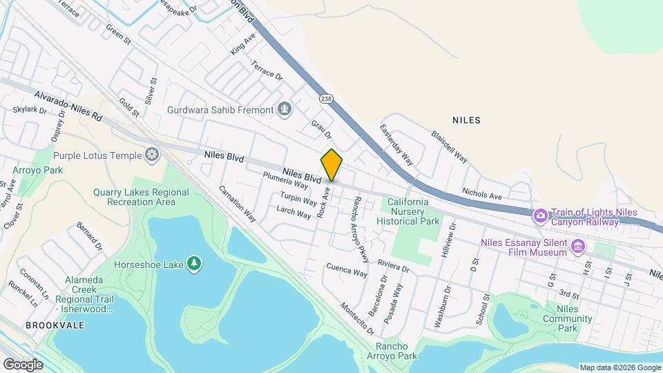 402 Rock Ave Map and Location Details