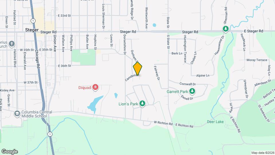 344 Durham Dr Map and Location Details