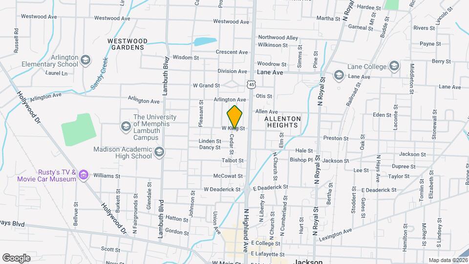 260 Cedar St Mapa y Detalles de la Ubicación