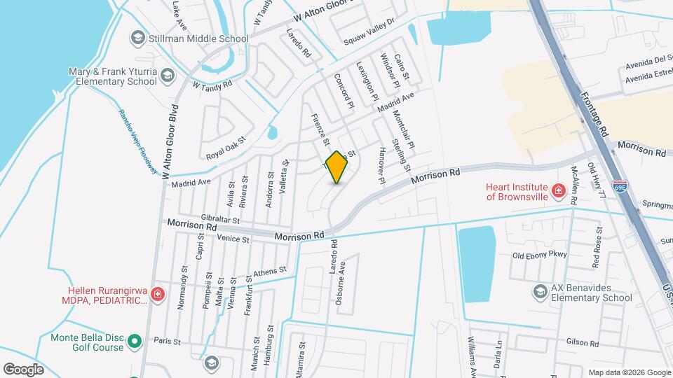 3536 Hidalgo Cir Map and Location Details