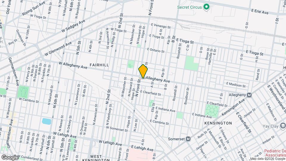 119 E Wishart St, Unit 1 Map and Location Details