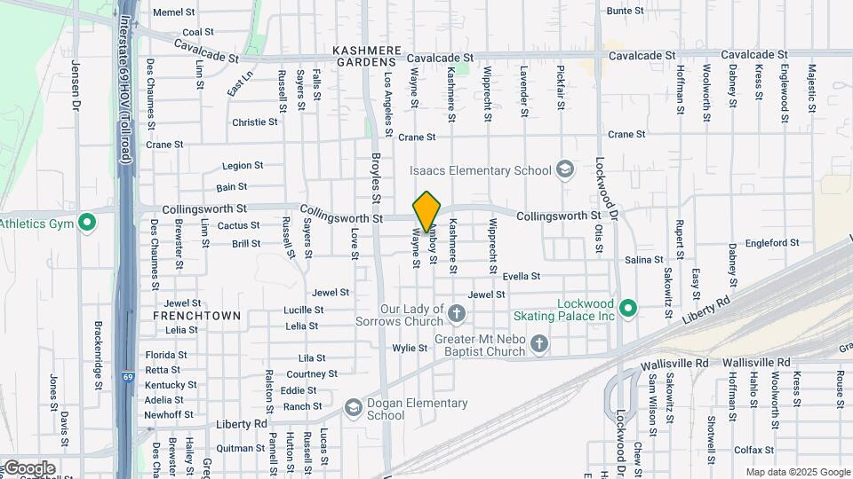 4410 Engleford St Mapa y Detalles de la Ubicación