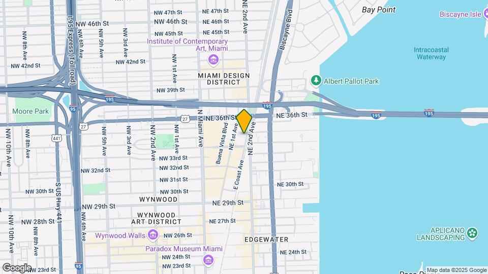 3449 NE 1st Ave, Unit L36 Map and Location Details