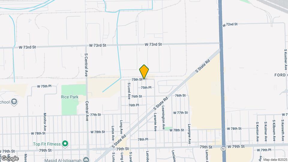 7504 Latrobe Ave Map and Location Details