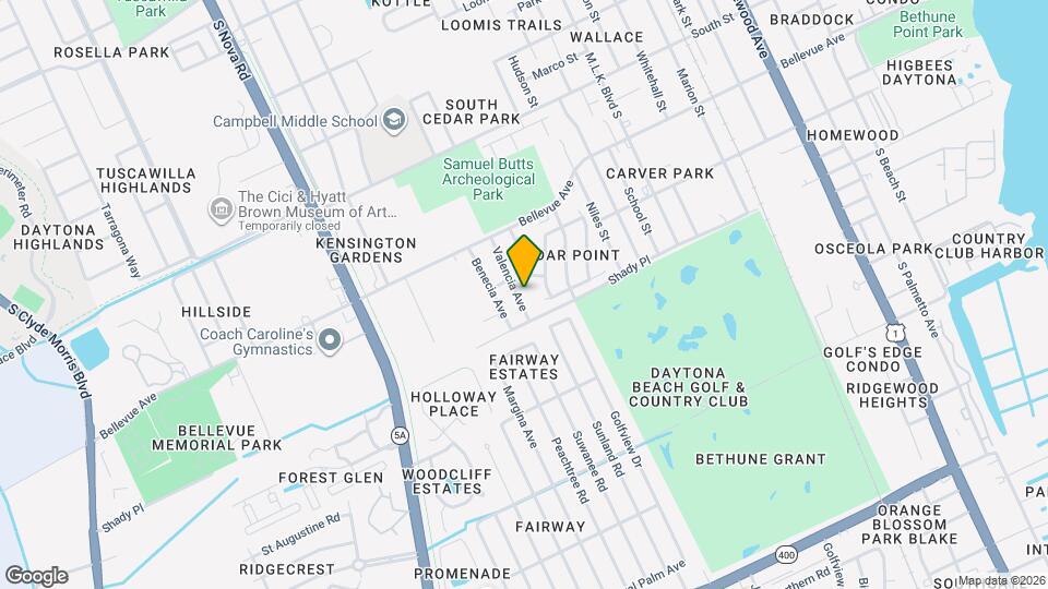841 Valencia Ave Mapa y Detalles de la Ubicación