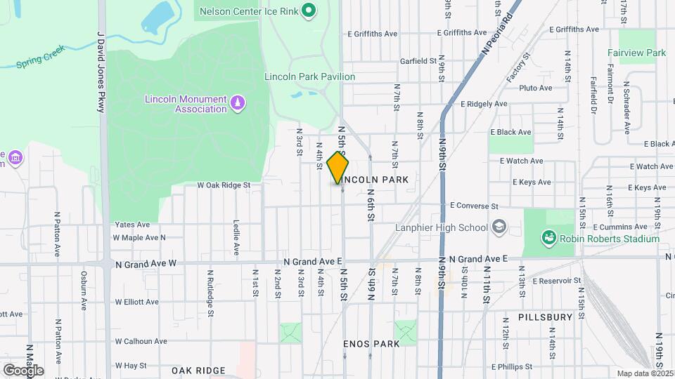 1423 N 5th St Map and Location Details