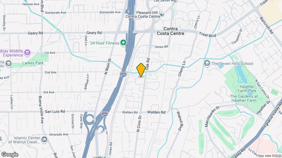 2625 Oak Rd, Unit c Map and Location Details