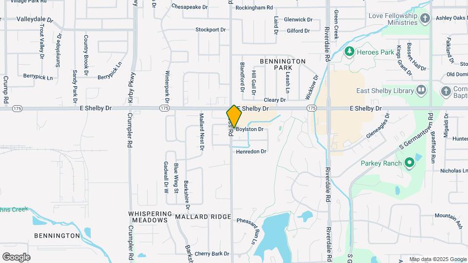 6705 Boylston Dr Map and Location Details