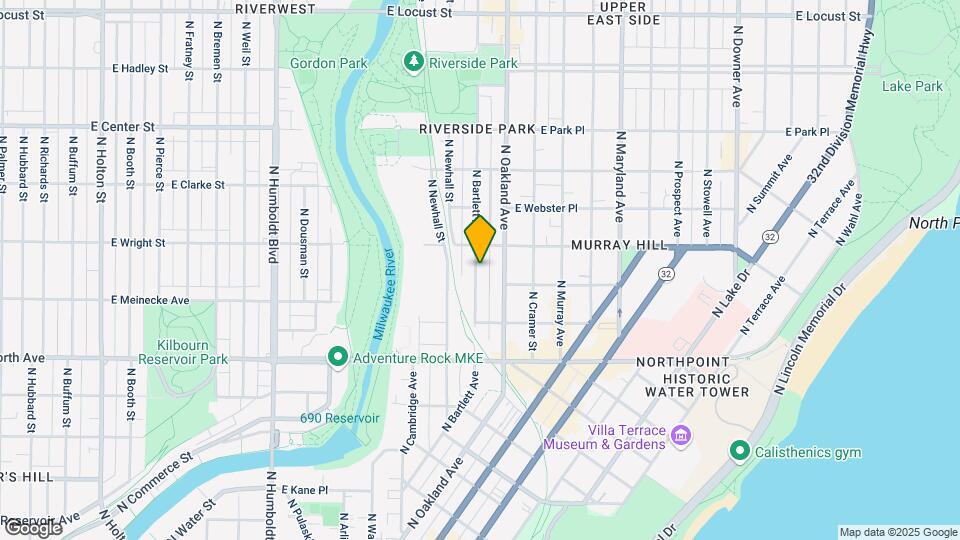 2474 N Bartlett Ave, Unit A Map and Location Details