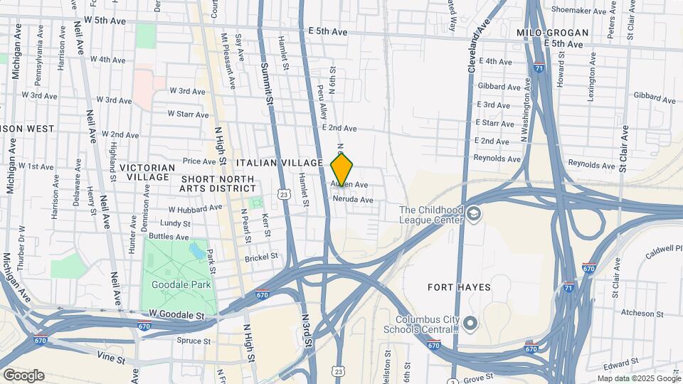 801 N 6th St Map and Location Details